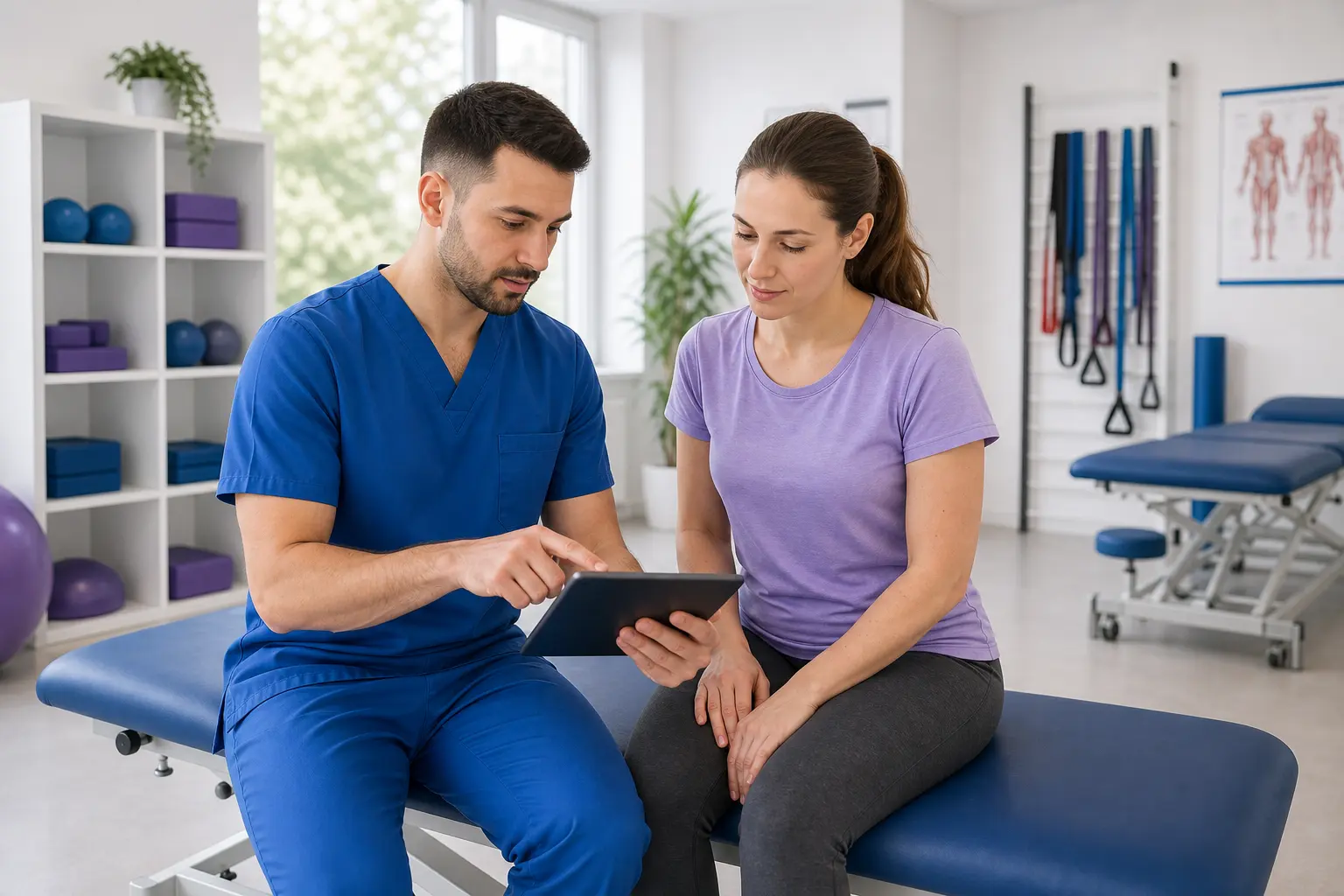 Exerciții alese după evaluare la Kineto Clinic Pitesti